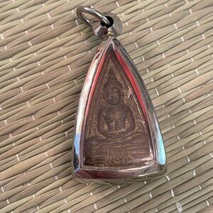 VINTAGE 3-D Double-Sided Buddha Pendant - Unisex